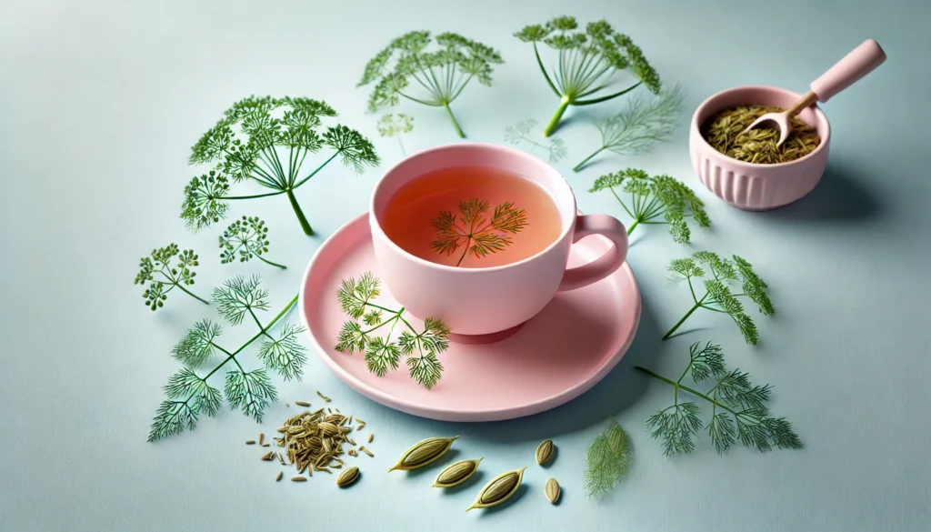 Chá de erva-doce para dor de cabeça