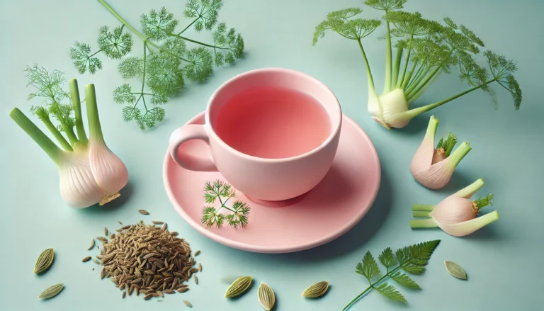 Chá de erva-doce para gases